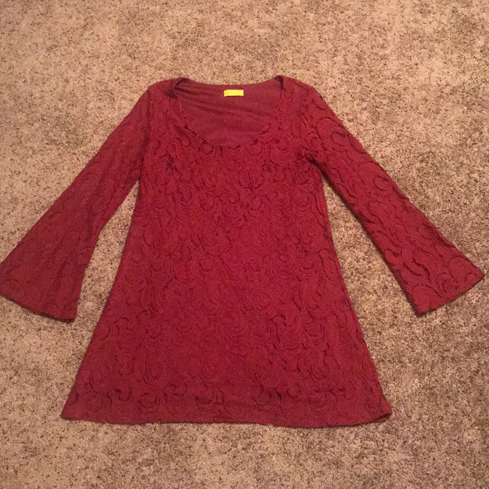 Lace mini dress